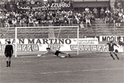 Pescara-Milan 1981 Serie B. Gianluca salva su Buriani