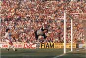 PESCARA -- NAPOLI. GIANLUCA E MARADONA. 1984